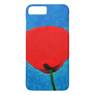 Red poppy painting Case-Mate iPhone case
