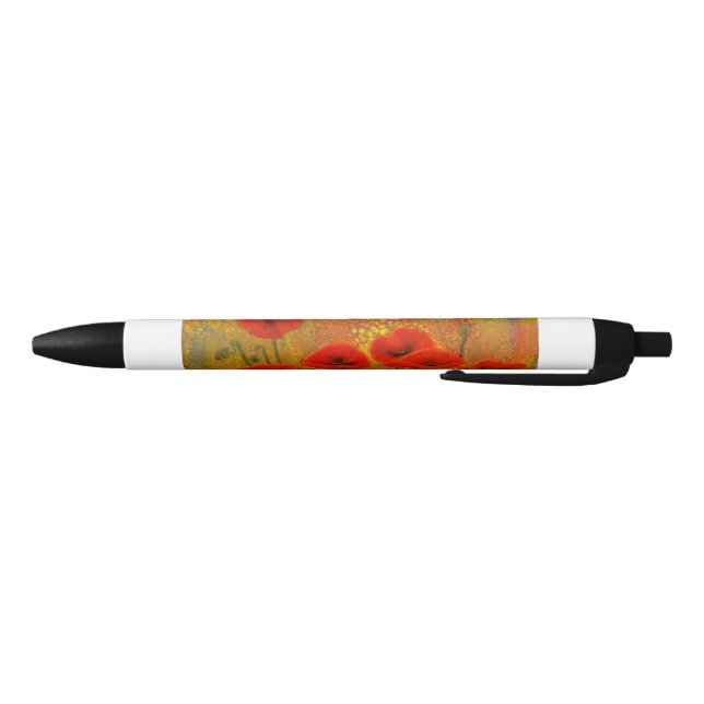 Red Poppy Pen (Bottom)