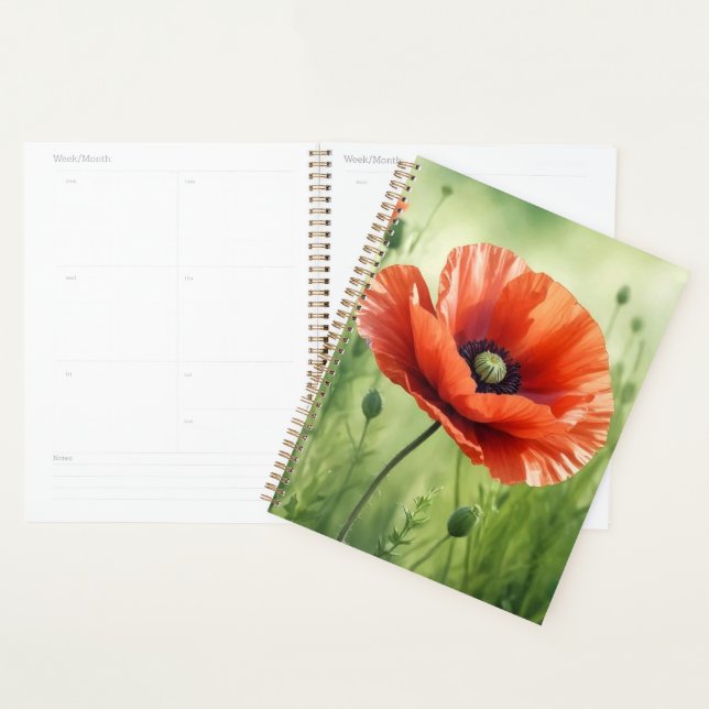 Red Poppy Planner  (Display)