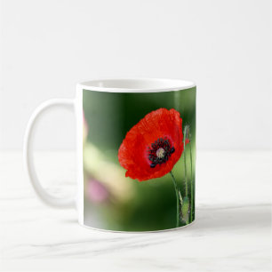 Red Poppy Seed Mug