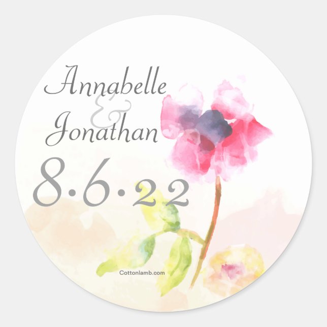 Red Poppy Stickers (Front)