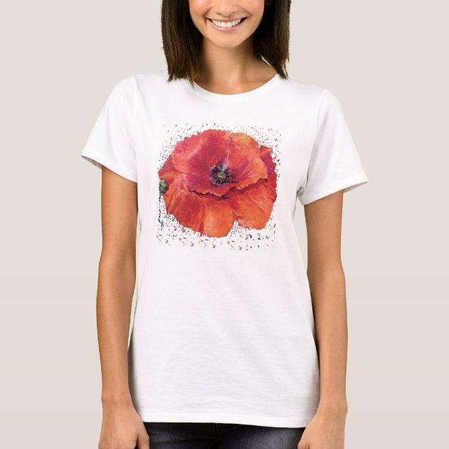 red poppy T-Shirt (Front)