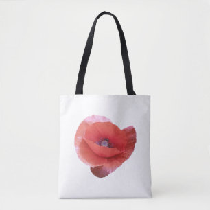 Red poppy. tote bag