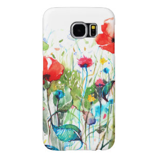 Red Poppy's Watercolors & Colourful Flowers