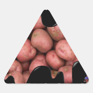 RED POTATOES PRODUCTS TRIANGLE STICKER