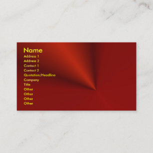 Red Profile Card