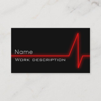 Red Pulse Business Card