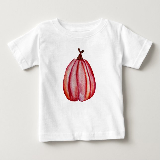 Red Pumpkin Baby T-shirt (Front)