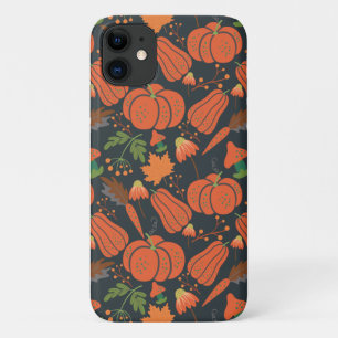 Red pumpkin seamless pattern and carrots Case-Mate iPhone case