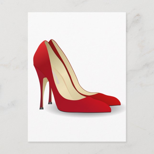 Red Pumps Postcard (Front)