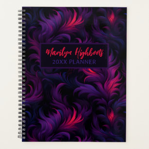 Red, Purple, and Black Ethereal Foliage Planner