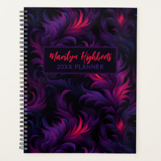 Red, Purple, and Black Ethereal Foliage Planner