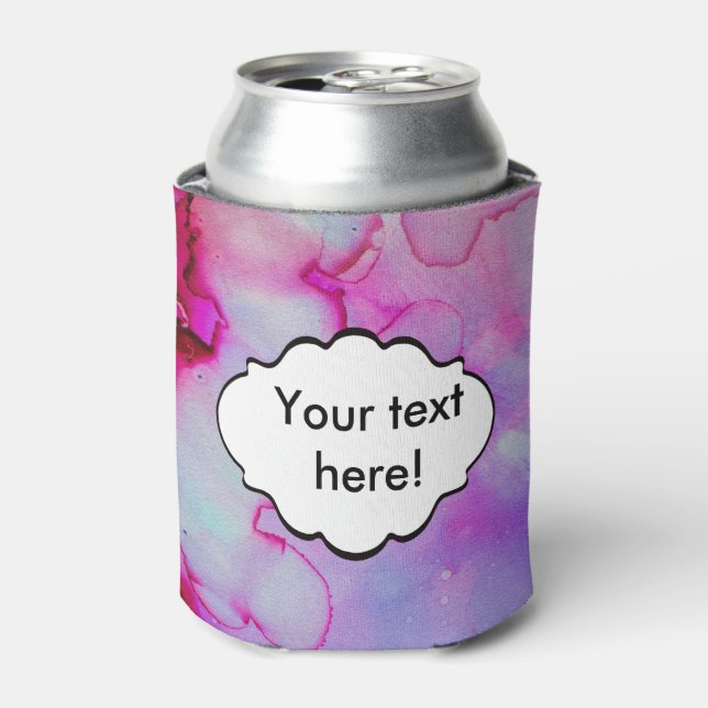 Red purple green ink can cooler (Can Front)