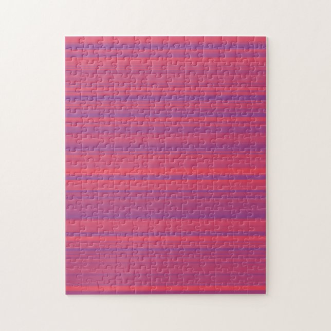 Red Purple Stripes Seamless Pattern Jigsaw Puzzle (Vertical)