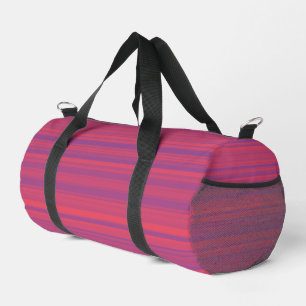 Red Purple Stripes Seamless Pattern Small Duffle Bag