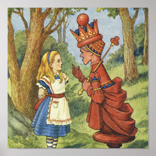 Red Queen Canvas Art Poster