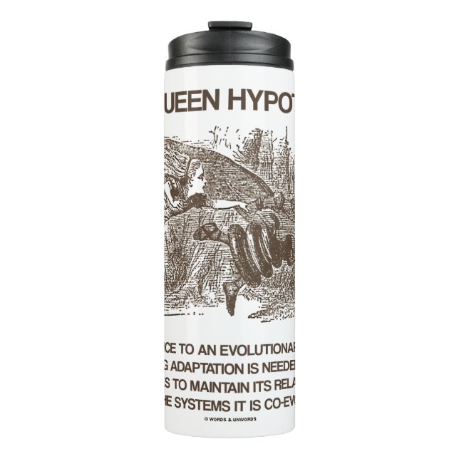 Red Queen Hypothesis Wonderland Alice Red Queen Thermal Tumbler (Front)