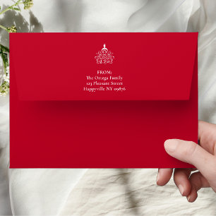 Red Quinceañera   Envelope