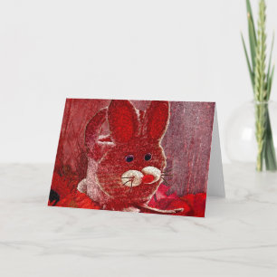 RED RABBIT HOLIDAY CARD