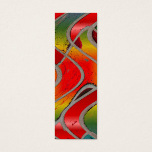 red rainbow bookmark