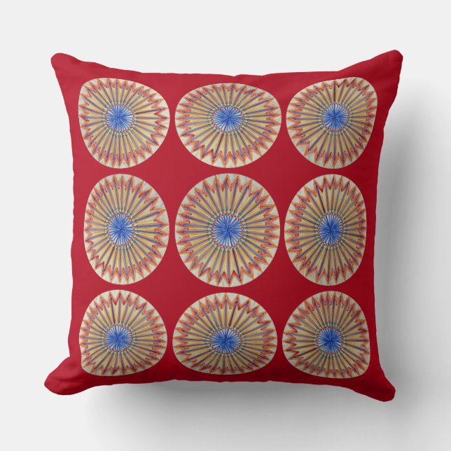 Red Rainbow Cushion (Front)