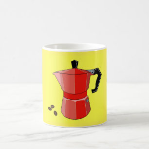 Red Rainbow Espresso Coffee Mug