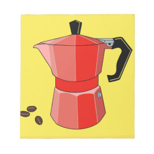 Red Rainbow Espresso Notepad