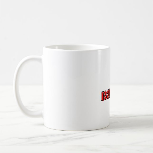 red Raleigh with howling wolf Coffee Mug (Left)