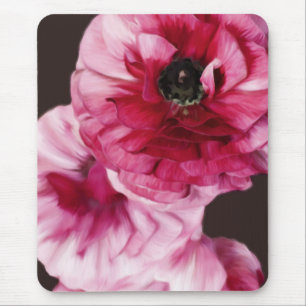 Red Ranunculus Mouse Pad