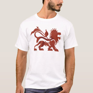 Red Ras Lion Tee by Skidone