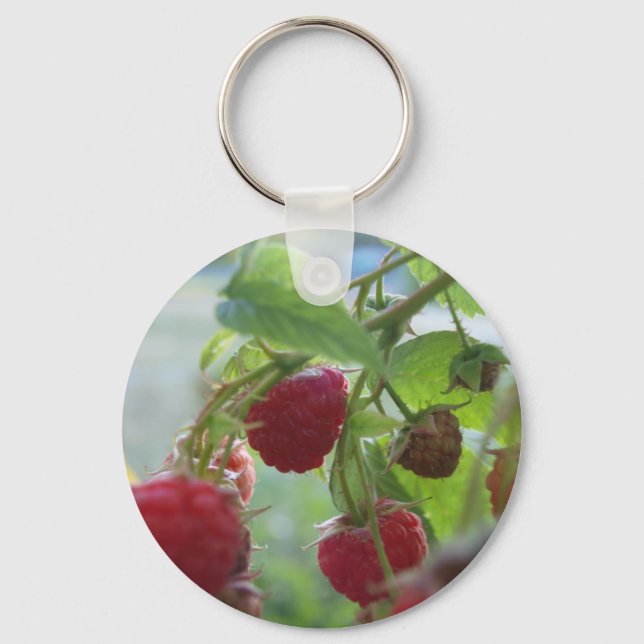 Red Raspberries Key Ring (Front)