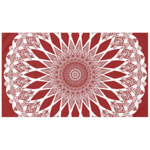 Red Raspberry Tristyns Mandala Tablecloth