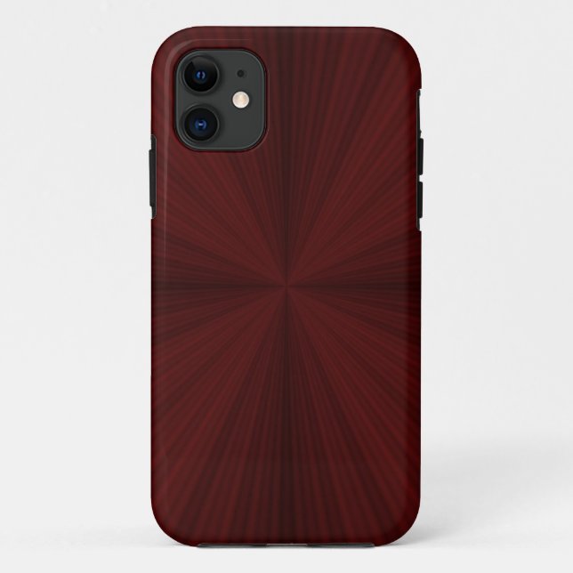 Red Rays Quartered  iPhone 5 Case (Back)
