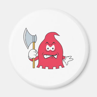 Red Reaper Face Magnet
