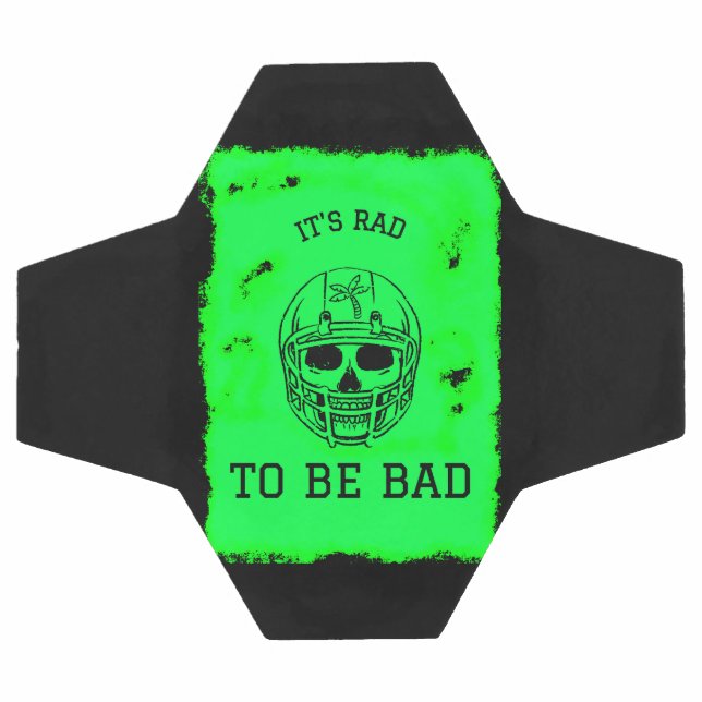 Red rebellion…. Football lover player skull Soccer Ball (Flat)