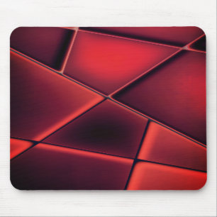 Red rectangle trapezoids with optional combination mouse pad