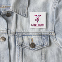Red Red Caduceus Nurse Medical Symbol