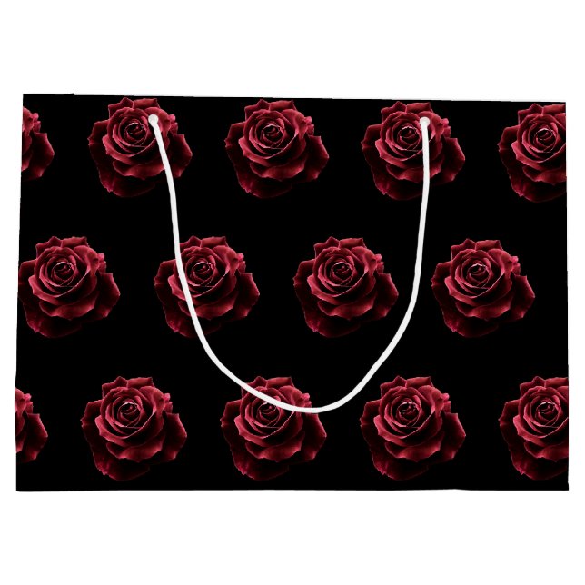 Red Red Rose Large Gift Bag (Back)