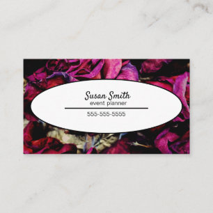 Red Red Roses Floral Business Card