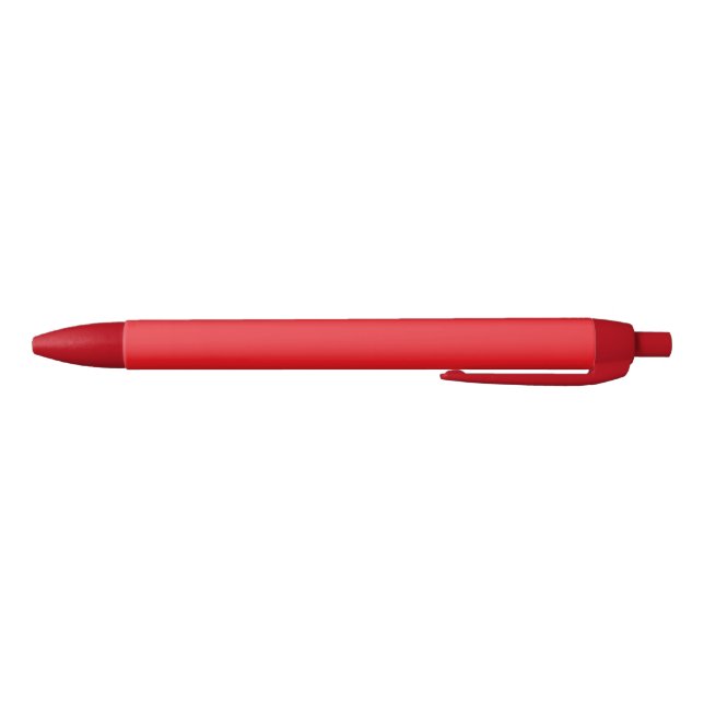 Red-Red, Simply Red Black Ink Pen (Bottom)