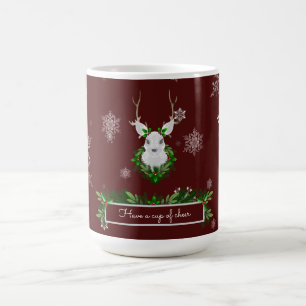 Red Reindeer Coffee Mug