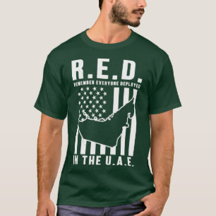RED Remember Everyone Deployed in the UAE T-Shirt
