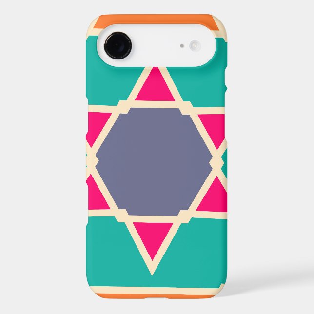 Red retro star Case-Mate iPhone case (Back)