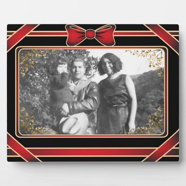 Red Ribbon  Art Plaque (Front)