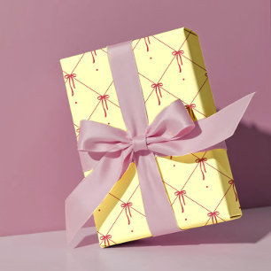 Red Ribbon Bows - Classic Valentine Wrapping Paper