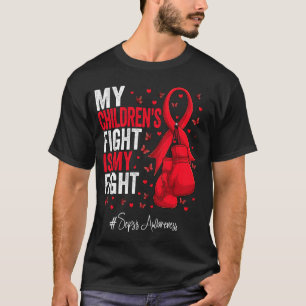 Red Ribbon Children Sepsis Awareness T-Shirt