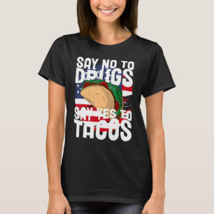 Red Ribbon Drug Awareness Say No To Dugs Say Yes T T-Shirt