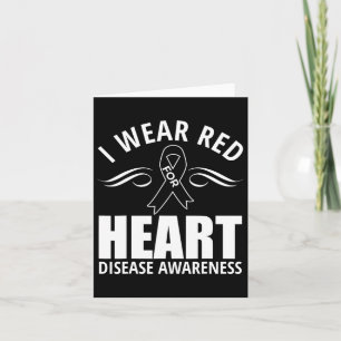 Red Ribbon Heart Disease Awareness Gift Card