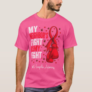 Red Ribbon Neighbour Haemophilia Awareness T-Shirt