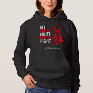 Red Ribbon Son Stroke Awareness Hoodie